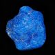 Azuryt, malachit - geoda z kryształami - połówka - Rosja